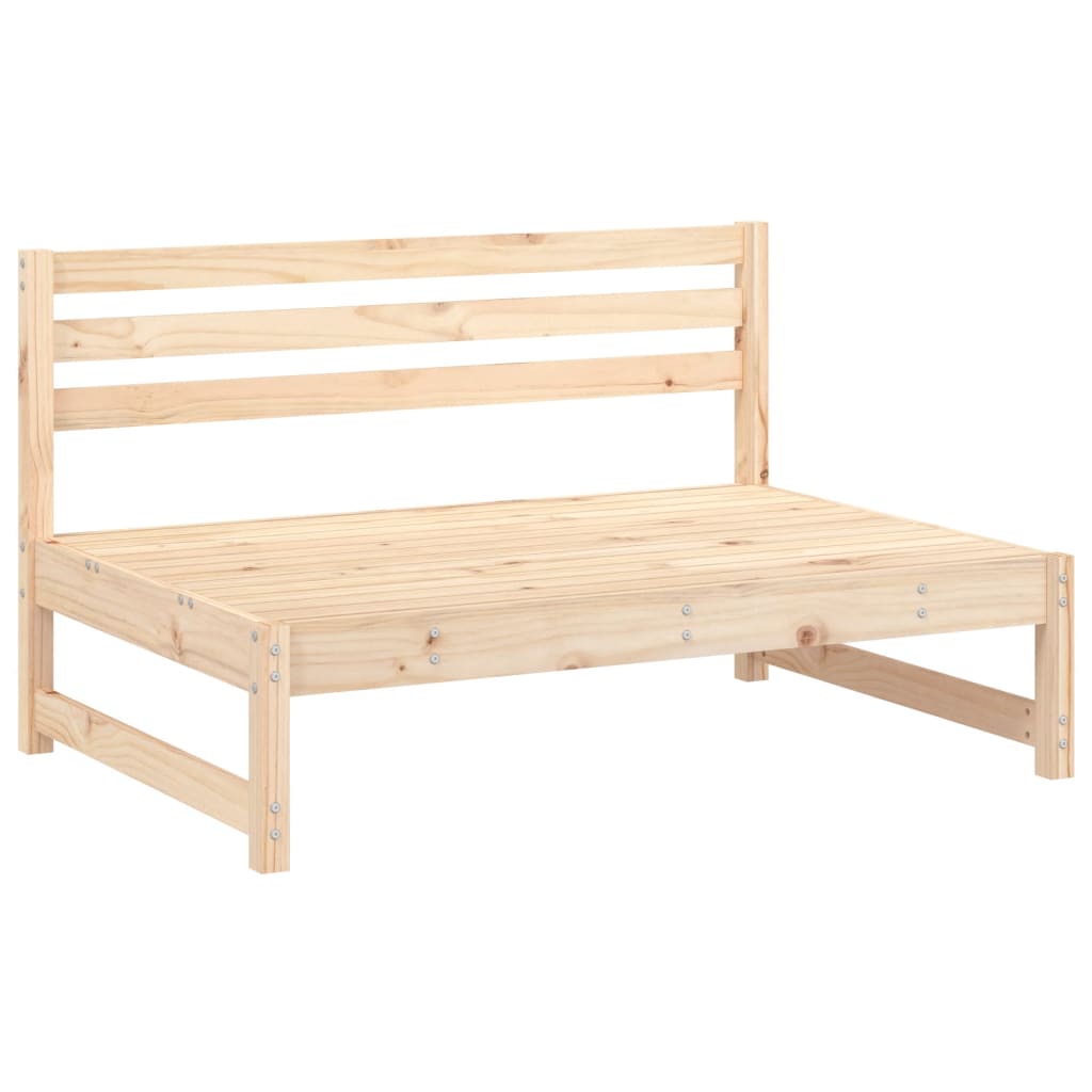 Juego de muebles de jardín 2 piezas madera maciza de pino