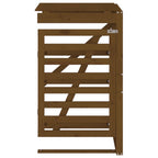 Extensión para cobertizo de cubo basura madera pino marrón miel