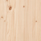 Jardinera de pared 3 niveles madera maciza pino 60x18,5x110 cm