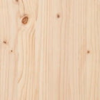 Jardinera con tapa plegable madera maciza de pino