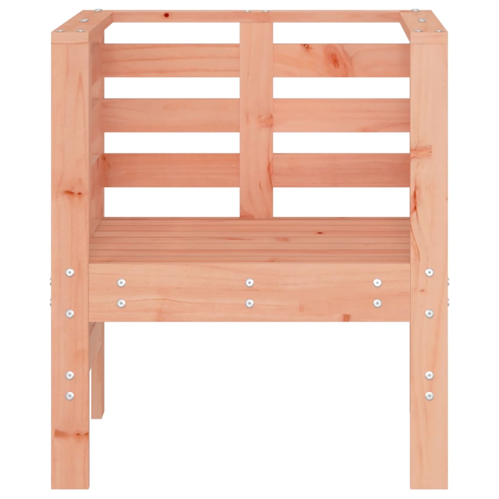 Sillas de jardín 2 uds madera abeto Douglas 61,5x53x71 cm