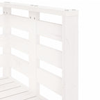 Juego de muebles de jardín 3 pzas madera maciza de pino blanco