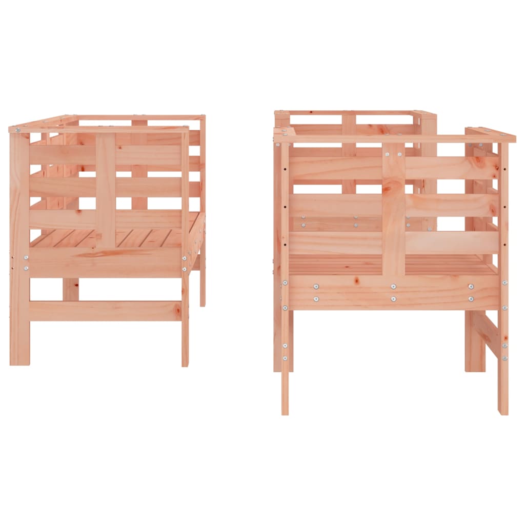 Juego de muebles de jardín 3 pzas madera maciza abeto Douglas