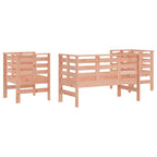 Juego de muebles de jardín 3 pzas madera maciza abeto Douglas