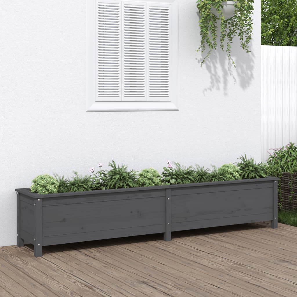 Arriate elevado de jardín madera abeto Douglas 119,5x40x39 cm