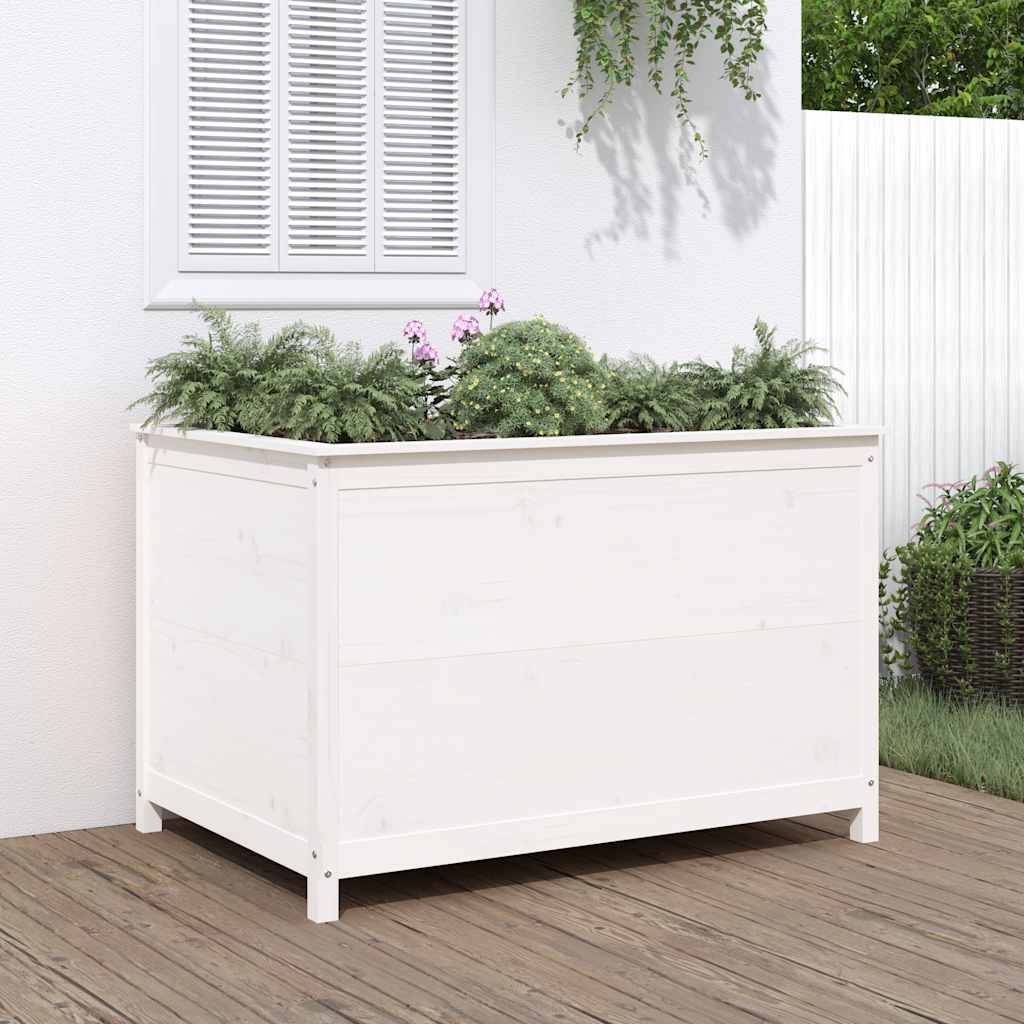 Arriate elevado de jardín madera abeto Douglas 119,5x40x39 cm