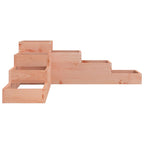 Jardinera de jardín de 4 niveles, 106 x 104,5 x 36 cm, madera maciza Douglas