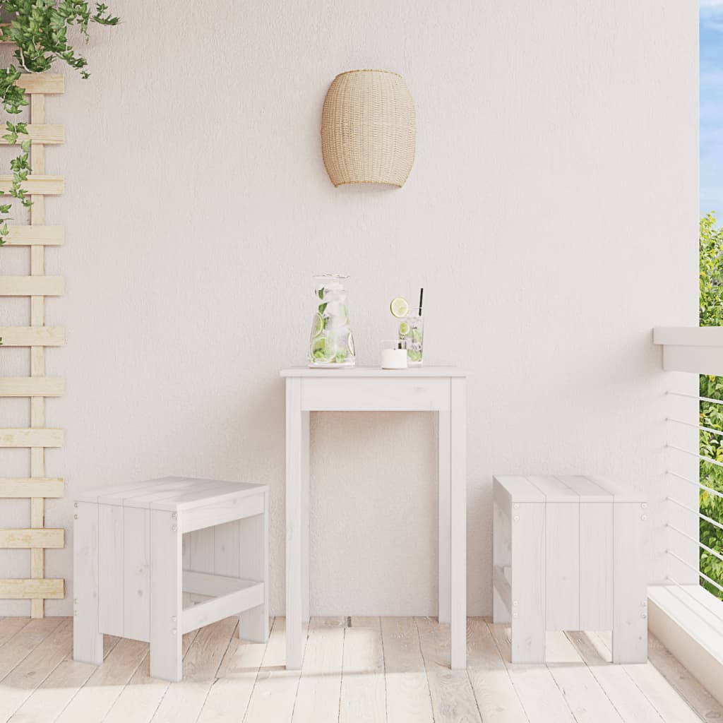 Garden stools 2 pcs Douglas fir wood 40x36x45 cm