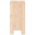Taburetes altos de cocina 2 uds madera maciza pino 40x36x75 cm