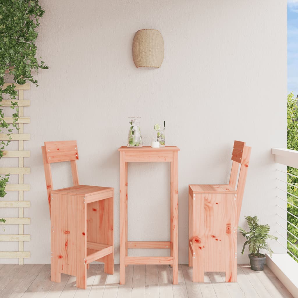 Kitchen bar stools 2 pcs solid pine wood 40x36x75 cm