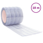 Burlete para puerta PVC transparente 200x1,6 mm 10 m