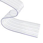 Burlete para puerta PVC transparente 200x1,6 mm 10 m