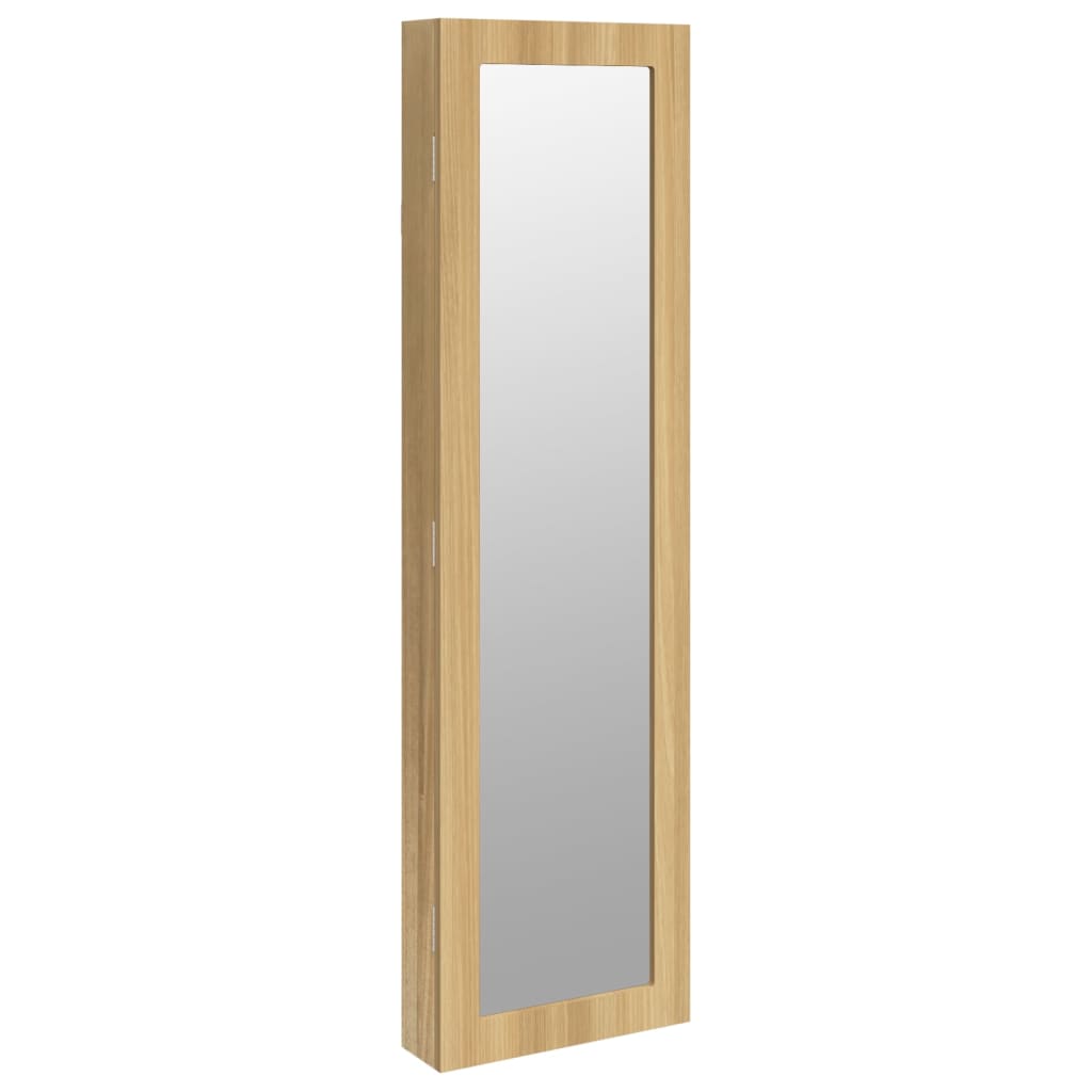 Espejo con joyero de pared 30x8,5x106 cm