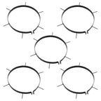 Abrazadera para aireador césped con pinchos 5 uds hierro Ø30cm