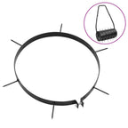 Abrazadera para aireador césped con pinchos 5 uds hierro Ø30cm