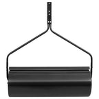 Rodillo para césped de jardín, empujable, negro, 63 l, hierro