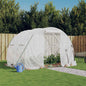 White Steel Greenhouse 10 m² 5x2x2.3 m