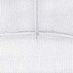 Invernadero con estructura de acero blanco 10 m² 5x2x2,3 m