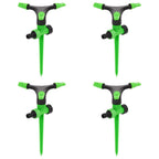 Aspersores giratorios 4 uds verde negro 16x13,5x25,5 cm ABS&PP
