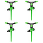 Aspersores giratorios 4 uds verde negro 16x13,5x25,5 cm ABS&PP