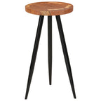 Mesa alta de troncos madera maciza de acacia Ø53x105 cm