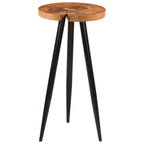 Mesa alta de troncos madera maciza de acacia Ø53x105 cm
