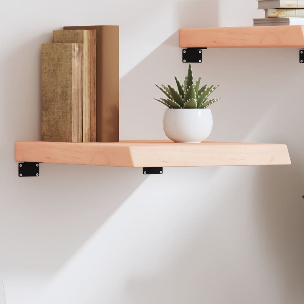 Estante de pared 2 uds madera ingeniería envejecida 100x15x20cm