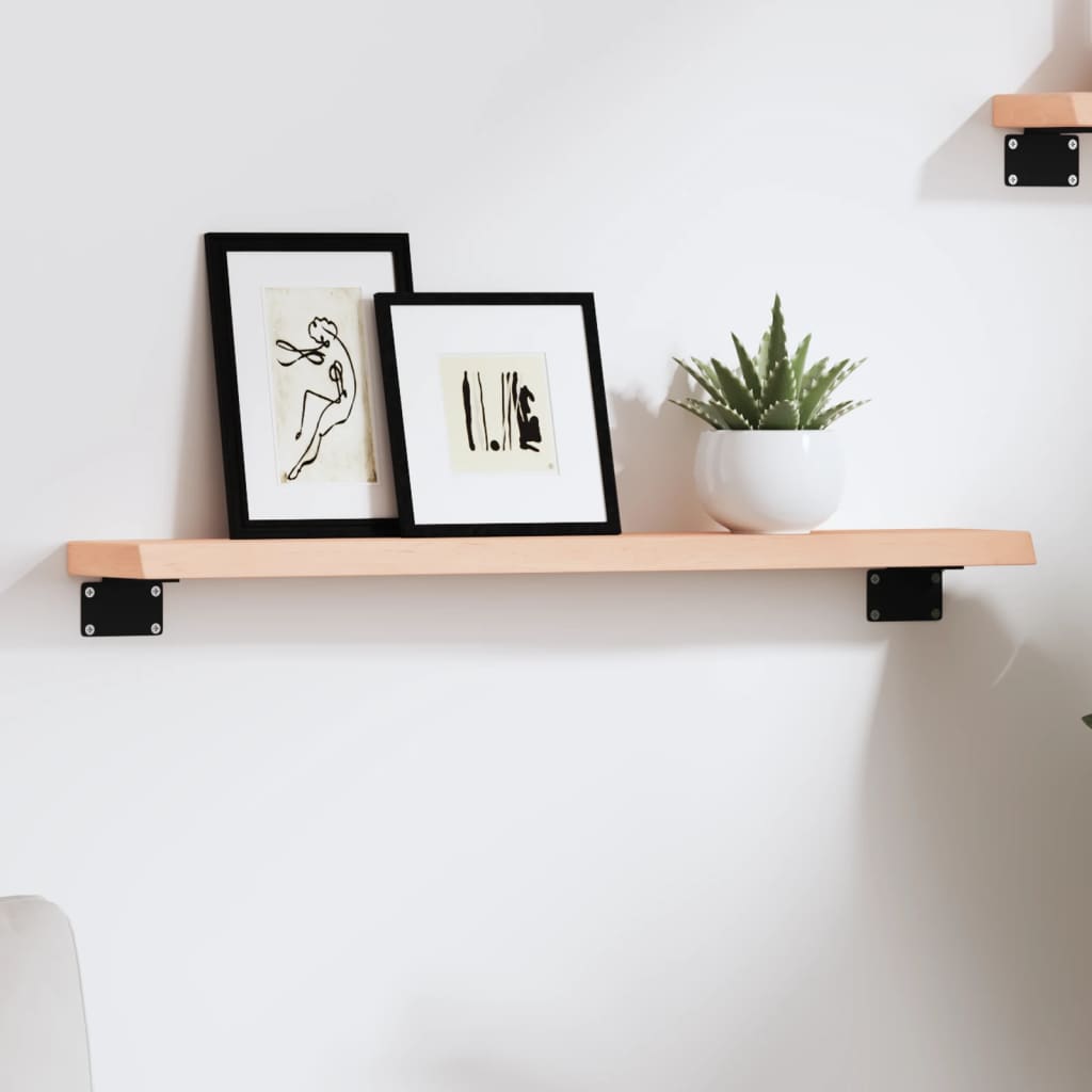 Estante de pared 2 uds madera ingeniería envejecida 100x15x20cm
