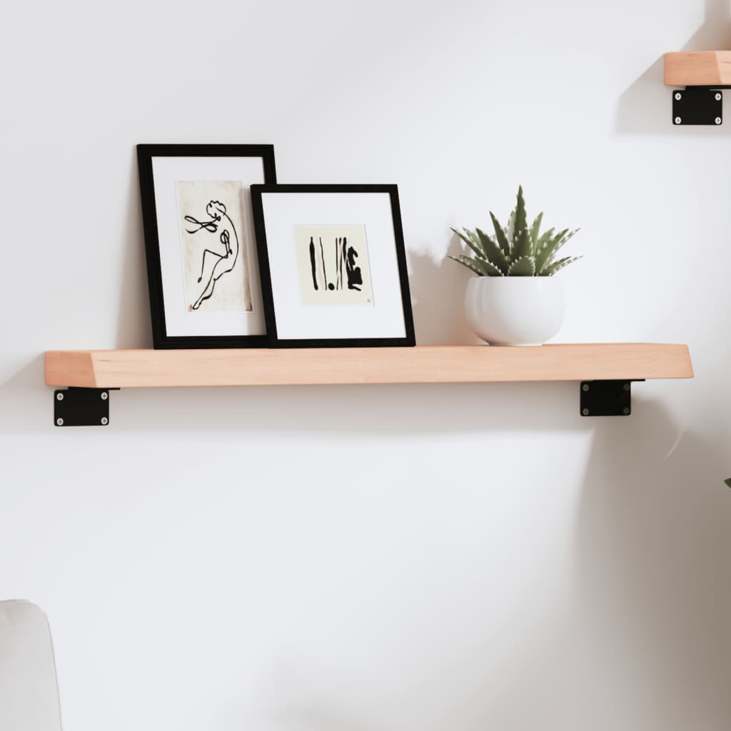 Estante de pared 2 uds madera ingeniería envejecida 100x15x20cm