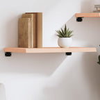 Estante de pared 2 uds madera ingeniería envejecida 100x15x20cm