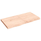 Estante de pared 2 uds madera ingeniería envejecida 100x15x20cm