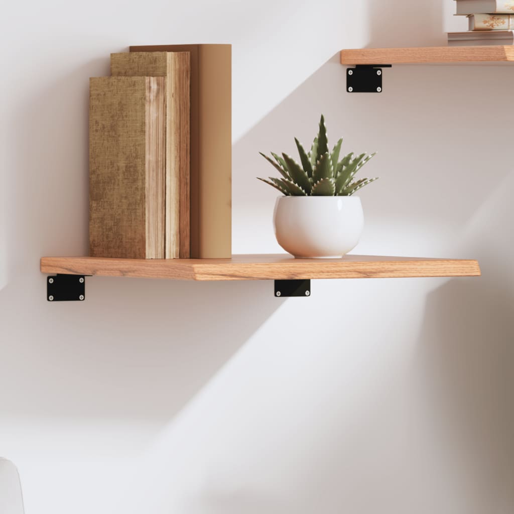 Estante de pared 2 uds madera ingeniería envejecida 100x15x20cm