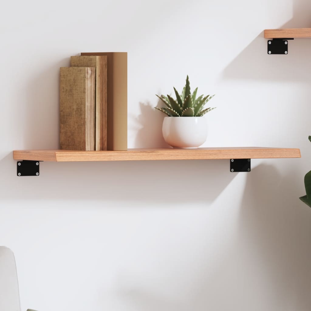 Estante de pared 2 uds madera ingeniería envejecida 100x15x20cm