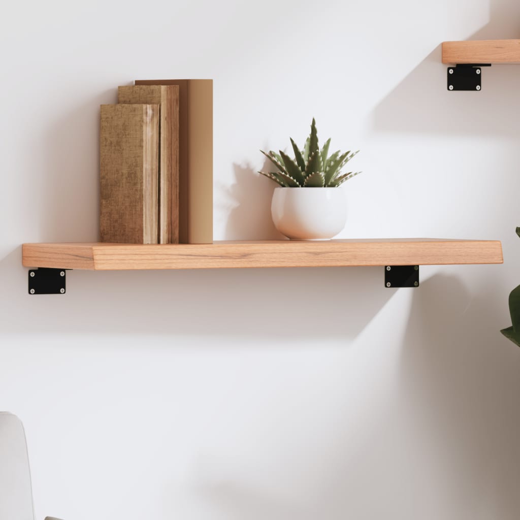 Estante de pared 2 uds madera ingeniería envejecida 100x15x20cm