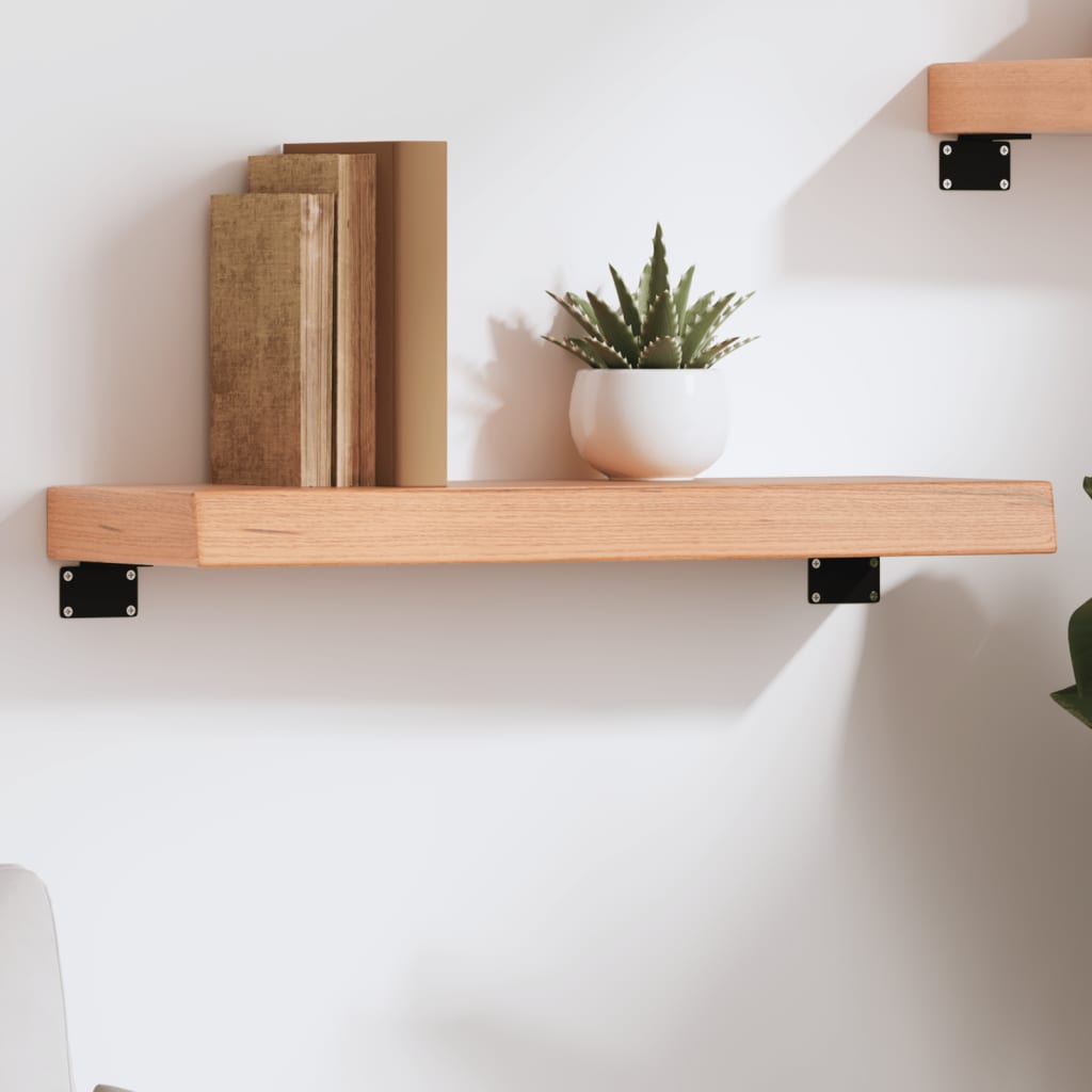 Estante de pared 2 uds madera ingeniería envejecida 100x15x20cm