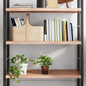 Estante pared madera roble tratada marrón claro 100x30x(2-4) cm