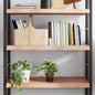 Estante pared madera roble tratada marrón claro 100x30x(2-4) cm