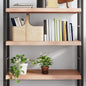 Estante pared madera roble tratada marrón claro 100x30x(2-4) cm