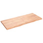 Estante pared madera roble tratada marrón claro 100x30x(2-4) cm