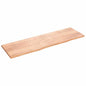 Estante pared madera roble tratada marrón claro 100x30x(2-4) cm