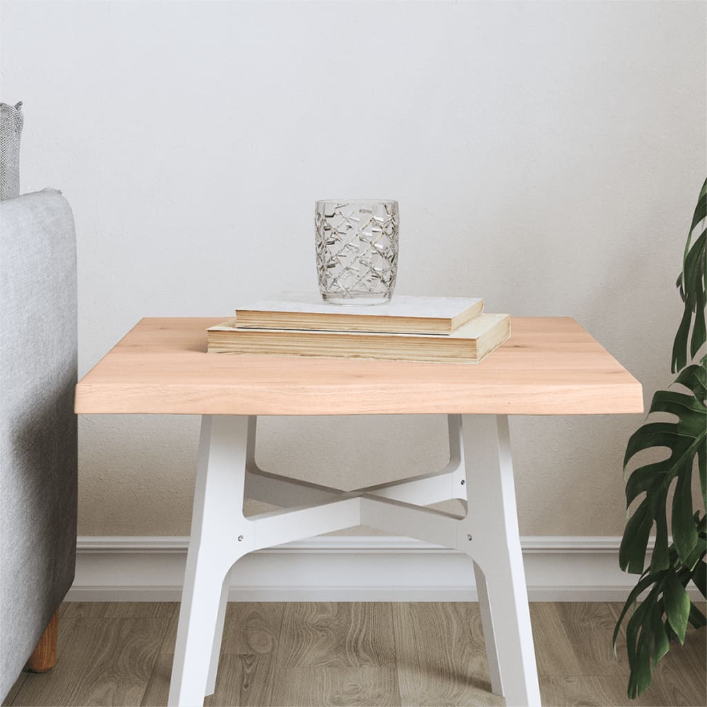 Tablero de mesa borde natural madera maciza mango 100x20x2,5 cm
