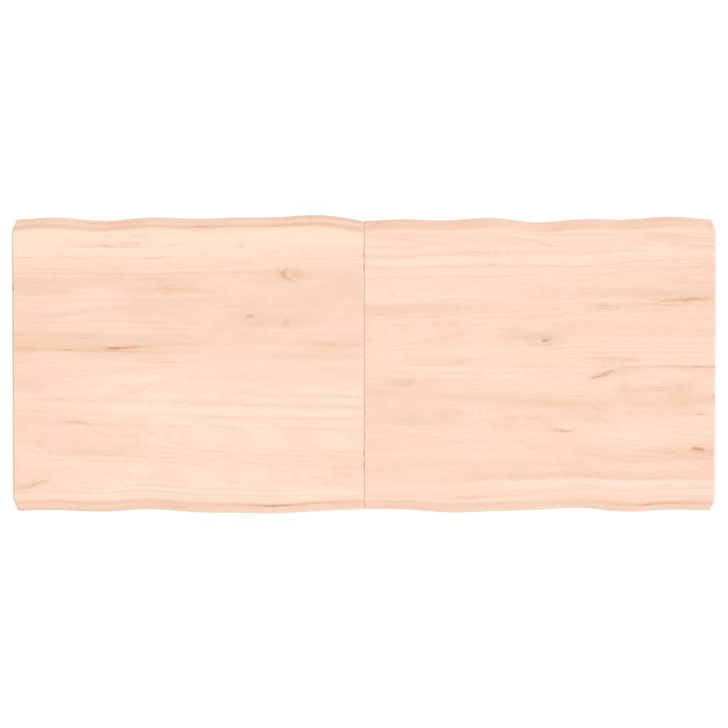 Tablero de mesa borde natural madera maciza mango 100x20x2,5 cm