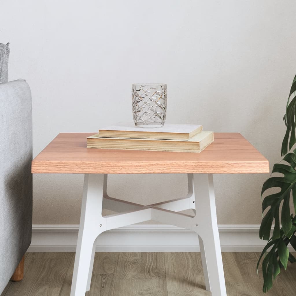 Tablero de mesa rectangular acacia borde vivo 40x40x2,5 cm