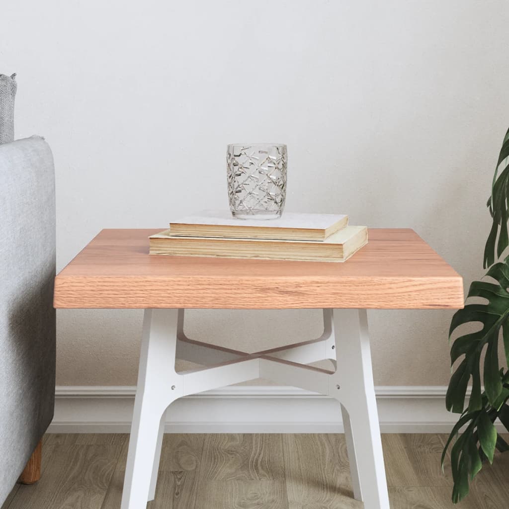 Tablero de mesa rectangular acacia borde vivo 40x40x2,5 cm