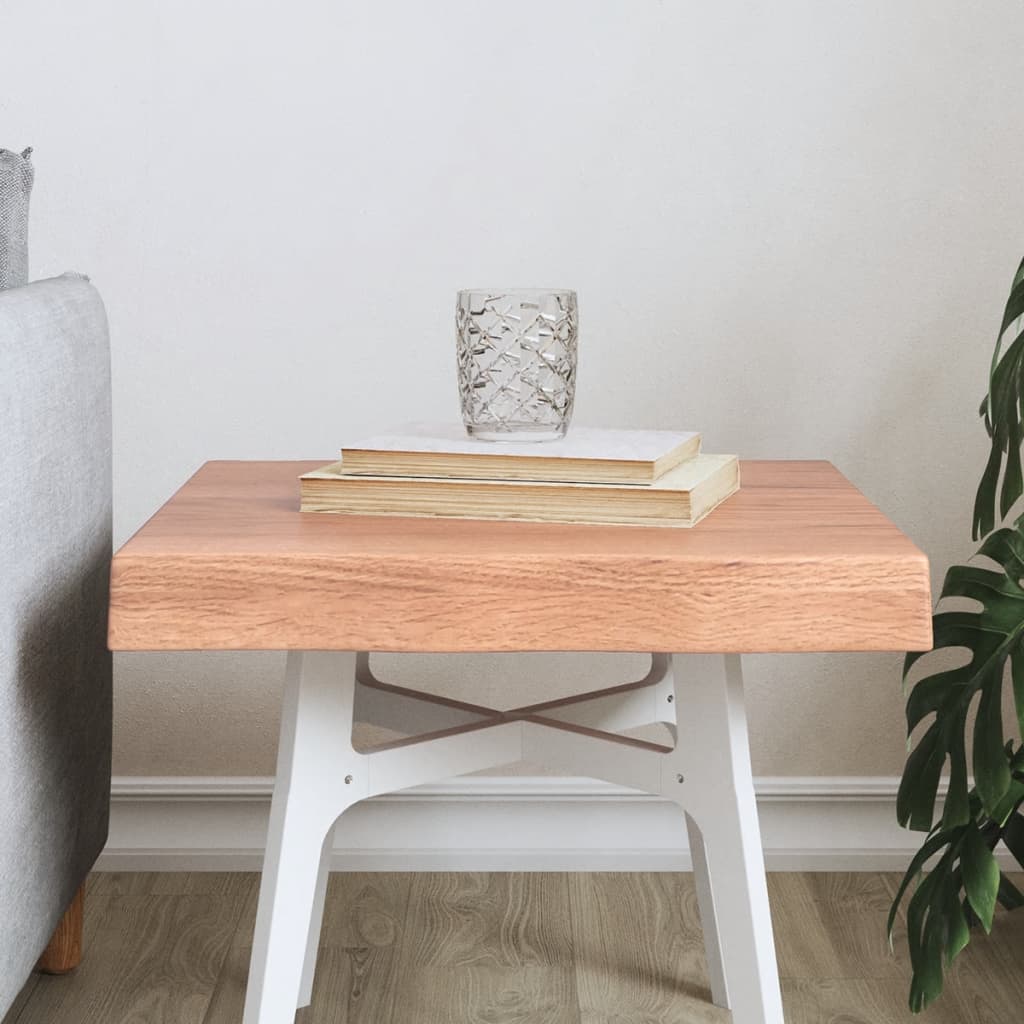 Tablero de mesa rectangular acacia borde vivo 40x40x2,5 cm