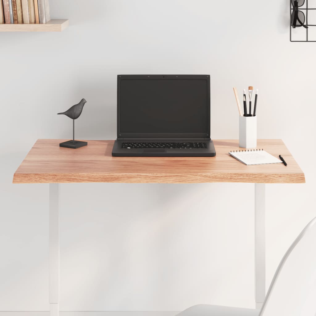 Tablero de mesa rectangular acacia borde vivo 40x40x2,5 cm