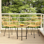 Juego de comedor de jardín 3 piezas