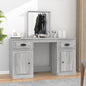 White dressing table with mirror 130x50x132.5 cm