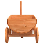 Carreta decorativa madera maciza de abeto 70x43x54 cm