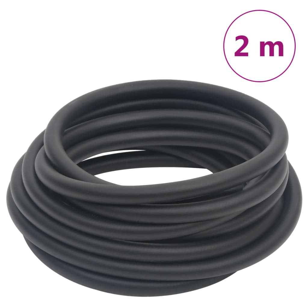 Hybrid rubber and PVC air hose black 15 mm 10 m
